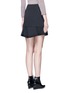 Back View - Click To Enlarge - ALEXANDER WANG - Quilted edge peplum skirt