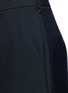 Detail View - Click To Enlarge - ALEXANDER WANG - Pleated front tailored wool blend shorts