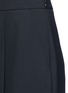 Detail View - Click To Enlarge - ALEXANDER WANG - Pleated front cropped wool blend pants