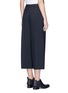 Back View - Click To Enlarge - ALEXANDER WANG - Pleated front cropped wool blend pants