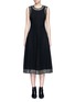 Main View - Click To Enlarge - ALEXANDER WANG - Grommet border A-line dress
