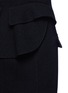 Detail View - Click To Enlarge - ALEXANDER WANG - Peplum back zip front long vest