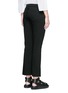Back View - Click To Enlarge - ALEXANDER WANG - 'Trap' cropped flared boot leg jeans