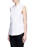 Front View - Click To Enlarge - ALEXANDERWANG - Peplum back sleeveless shirt