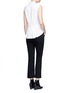 Figure View - Click To Enlarge - ALEXANDER WANG - Peplum back sleeveless shirt
