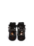 Figure View - Click To Enlarge - AQUAZZURA - 'Sexy Fringe' stud suede sandals