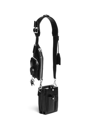 Front View - Click To Enlarge - ALEXANDER WANG - 'Runway Survival Kit' bovine leather bag