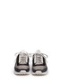Front View - Click To Enlarge - REEBOK - 'Aztec WL' colourblock leather combo sneakers