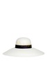Figure View - Click To Enlarge - SENSI STUDIO - 'The Lady Ibiza' Viva La Vida Panama straw capeline hat