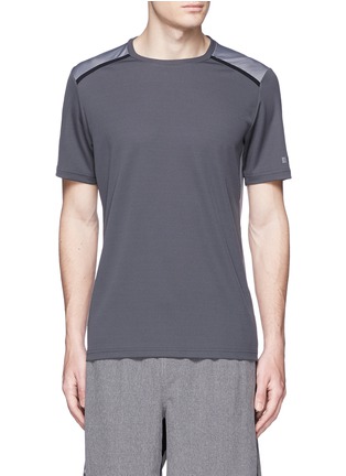 Main View - Click To Enlarge - ISAORA - 'Torque Performance' mesh jersey T-shirt