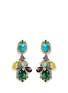 Main View - Click To Enlarge - ANABELA CHAN - 'Opals Poseidon' diamond pavé gemstone drop earrings