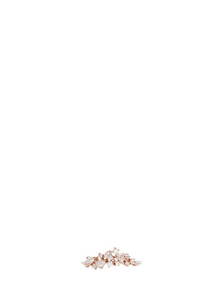 Main View - Click To Enlarge - ANABELA CHAN - 'Stardust' diamond 9k rose gold midi ring