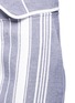 Detail View - Click To Enlarge - KOZA - 'Brooke' fold-down waist pinstripe cropped pants