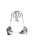 Main View - Click To Enlarge - MIKOH - 'Kirra' palm leaf print triangle bikini top