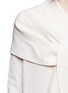 Detail View - Click To Enlarge - ISA ARFEN - One sleeve knot linen midi dress