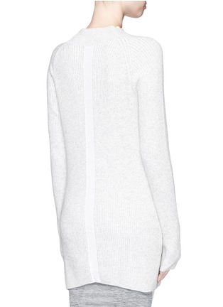 Back View - Click To Enlarge - 72883 - 'Finn' wool-cashmere rib knit sweater