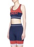 Front View - Click To Enlarge - 72883 - 'Cadet' circular knit sports bra