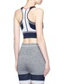 Back View - Click To Enlarge - 72883 - 'Squad' circular knit sports bra