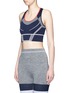 Front View - Click To Enlarge - 72883 - 'Squad' circular knit sports bra