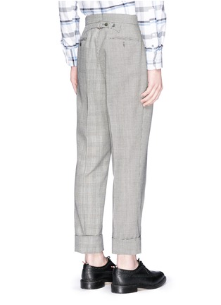 Back View - Click To Enlarge - THOM BROWNE  - 'Fun Mix' patchwork houndstooth pants