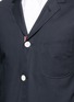 Detail View - Click To Enlarge - THOM BROWNE  - Slim fit cotton twill blazer