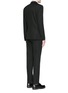 Back View - Click To Enlarge - GIVENCHY - Satin Madonna collar wool tuxedo suit