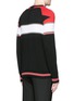 Back View - Click To Enlarge - GIVENCHY - Intarsia panel cotton sweater
