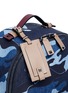 Detail View - Click To Enlarge - VALENTINO GARAVANI - Camouflage patchwork denim backpack