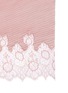 Detail View - Click To Enlarge - VALENTINO GARAVANI - Floral lace trim plissé pleat silk scarf