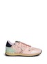 Main View - Click To Enlarge - VALENTINO GARAVANI - Colourblock macramé lace sneakers