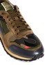 Detail View - Click To Enlarge - VALENTINO GARAVANI - Camouflage print patchwork leather sneakers