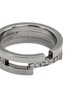 Detail View - Click To Enlarge - DAUPHIN - Diamond black rhodium plated 18k white gold three tier ring
