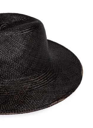 Detail View - Click To Enlarge - JANESSA LEONÉ - 'Rita' handwoven straw Panama hat