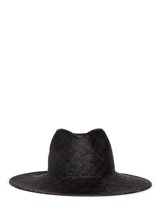 Main View - Click To Enlarge - JANESSA LEONÉ - 'Rita' handwoven straw Panama hat