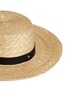 Detail View - Click To Enlarge - JANESSA LEONÉ - 'Klint' leather band straw Panama hat