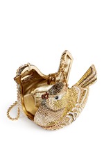 JUDITH LEIBER | 'Goldfinch' crystal pavé bird minaudière | Women