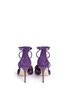 Back View - Click To Enlarge - JIMMY CHOO - 'Mindy 85' tassel charm suede sandals