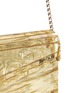 Detail View - Click To Enlarge - JIMMY CHOO - 'Candy' crinkle metallic lamé acrylic clutch