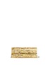 Main View - Click To Enlarge - JIMMY CHOO - 'Sweetie' crinkle metallic lamé acrylic clutch
