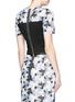 Back View - Click To Enlarge - ERDEM - 'Emiko' guipure lace organza crop top