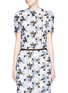Main View - Click To Enlarge - ERDEM - 'Emiko' guipure lace organza crop top