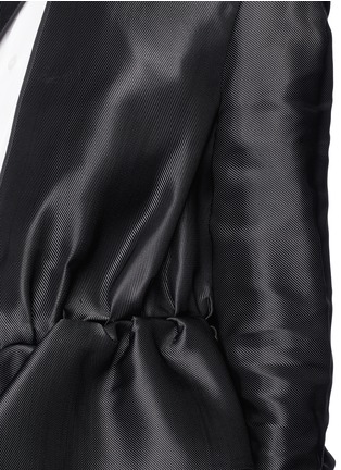 Detail View - Click To Enlarge - VICTORIA, VICTORIA BECKHAM - Sateen twill cropped peplum jacket