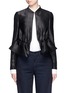 Main View - Click To Enlarge - VICTORIA, VICTORIA BECKHAM - Sateen twill cropped peplum jacket