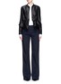 Figure View - Click To Enlarge - VICTORIA, VICTORIA BECKHAM - Sateen twill cropped peplum jacket