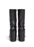Back View - Click To Enlarge - GIVENCHY - Column heel leather boots