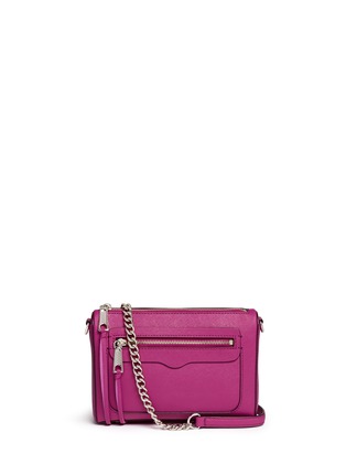 Main View - Click To Enlarge - REBECCA MINKOFF - 'Avery' saffiano leather crossbody bag