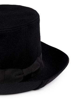 Detail View - Click To Enlarge - ATTACHMENT - Wool-cashmere felt top hat