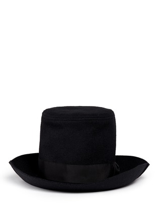 Main View - Click To Enlarge - ATTACHMENT - Wool-cashmere felt top hat