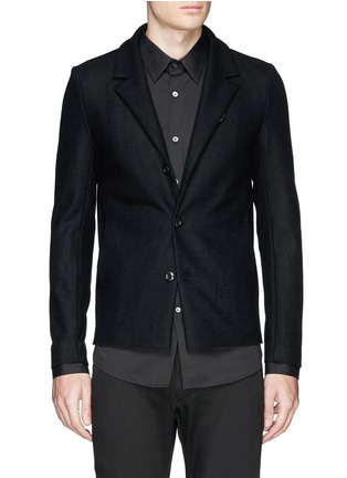 Main View - Click To Enlarge - ATTACHMENT - Slim fit wool-cashmere blazer