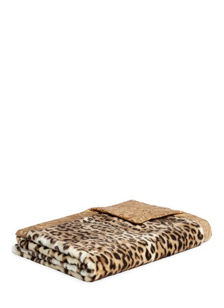 Main View - Click To Enlarge - ETRO - Leicester Belgrave faux leopard fur throw
